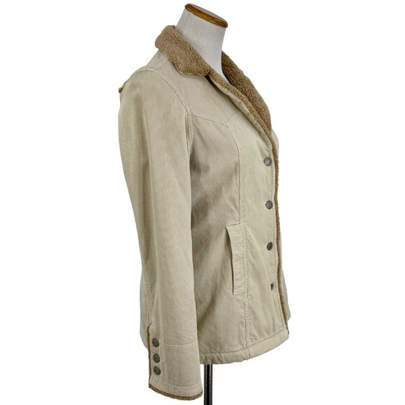 Y2K Old Navy Corduroy Sherpa Lined Jacket Coat Vintage Gorpcore Utility S - Picture 7 of 16